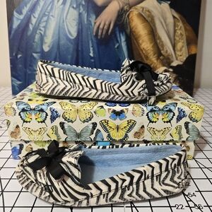 Sperry Sequin Zebra Print Moccasins